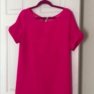 Neon Pink short sleeve dress